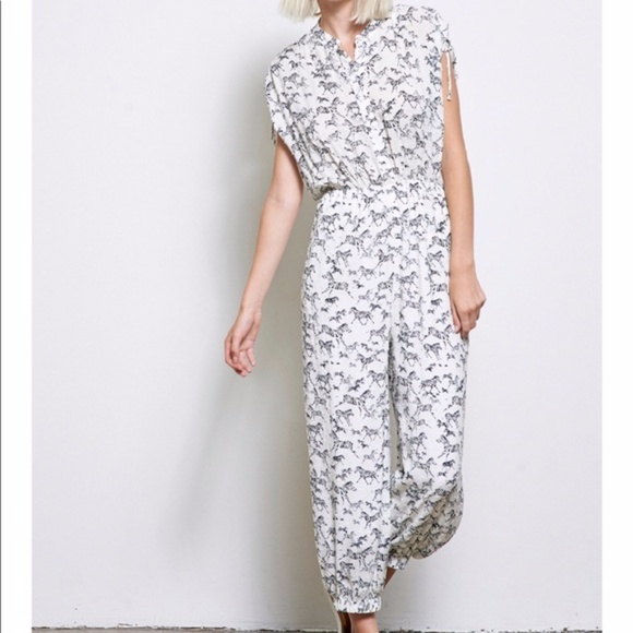 Anthropologie Pants - Anthropologie Corey Lynn Calter Zebra Jumpsuit